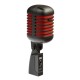 Eikon DM55V2RDBK Vintage Dynamic Microphone – Red & Black Edition