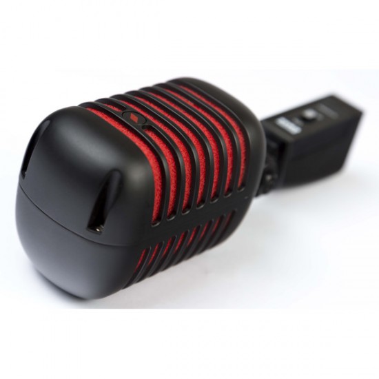 Eikon DM55V2RDBK Vintage Dynamic Microphone – Red & Black Edition