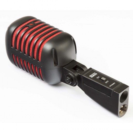 Eikon DM55V2RDBK Vintage Dynamic Microphone – Red & Black Edition