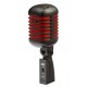 Eikon DM55V2RDBK Vintage Dynamic Microphone – Red & Black Edition
