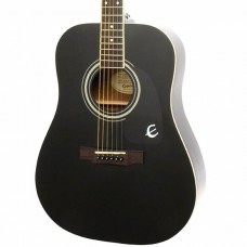 Epiphone DR-100 Dreadnought Acoustic Guitar - Ebony EA10EBCH1
