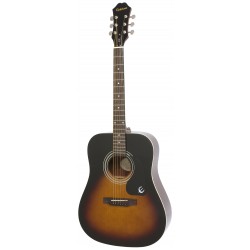 Epiphone DR-100 Dreadnought Acoustic Guitar - Vintage Sunburst EA10VSCH1