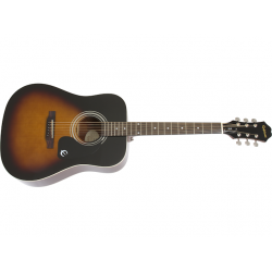 Epiphone DR-100 Dreadnought Acoustic Guitar - Vintage Sunburst EA10VSCH1
