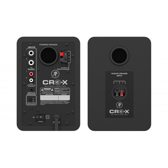 Mackie CR3-X 3.5" Creative Reference Multimedia Monitors (Pair) Mackie CR3-X 3.5" Creative Reference Multimedia Monitors (Pair)